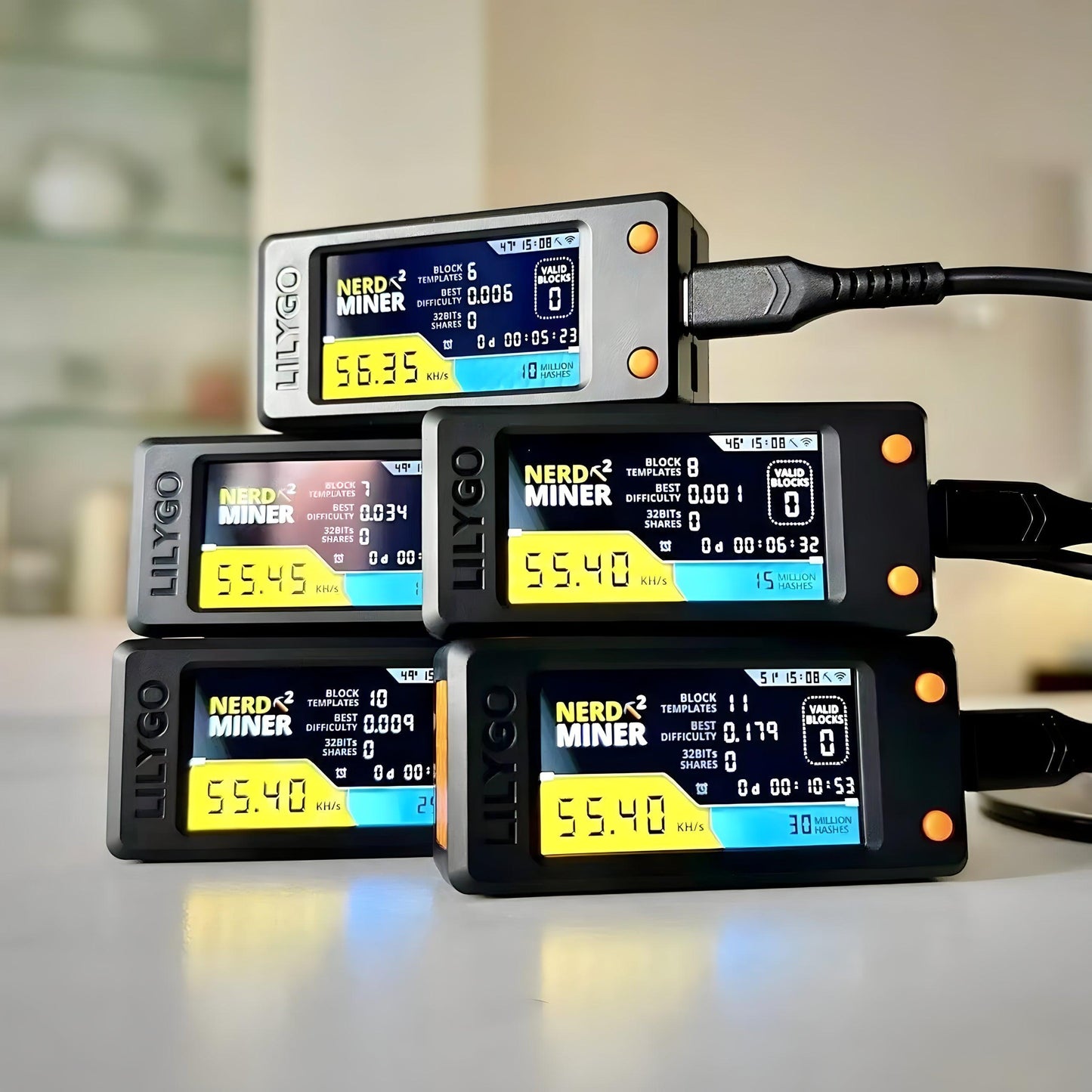 NerdMinerV2_MiniMineradordeBitcoin78KH.S-Foto3 - Minerador Bitcoin