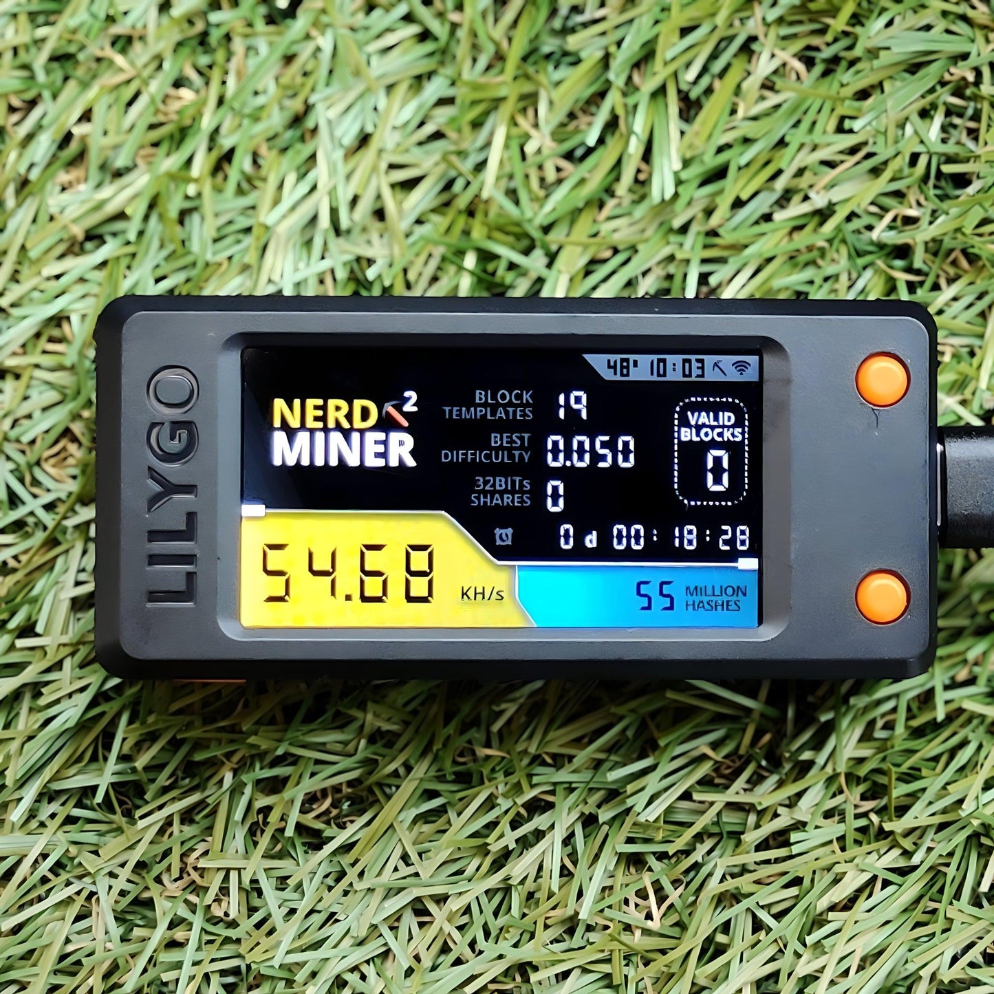 NerdMinerV2_MiniMineradordeBitcoin78KH.S-Foto1 - Minerador Bitcoin