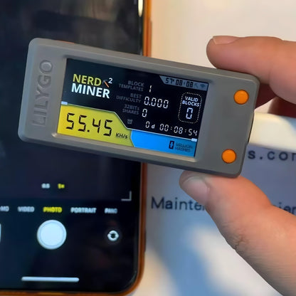 NerdMinerV2_MiniMineradordeBitcoin78KH.S-Foto4 - Minerador Bitcoin